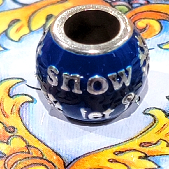 BRIGHTON RETIRED SPACER "LET IT SNOW" NWOT - Picture 2 of 5